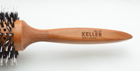 Rundhaarbürste Durchmesser 38x74 mm Wildschweinborste und Frisierstifte mit Noppen Profi-Stylingbürsten